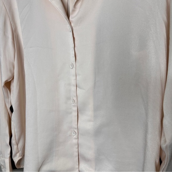 Crescent Light pink button down blouse - Picture 2 of 6